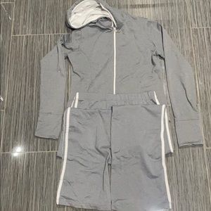 Champion elite gray track suit size M 2pcs